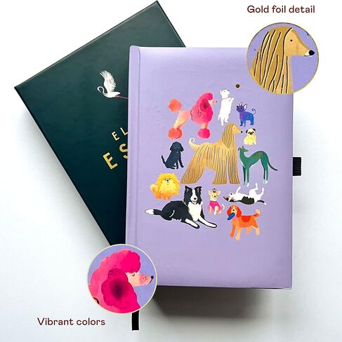 Elena Essex Journal for Women Men / 160 Pages/College Ruled Notebook / A5 Notebook with thick 160 Gsm Paper/Hardcover Journals for Writing/Cute Notebook/Notebook for Work & Notetaking in Saudi Arabia