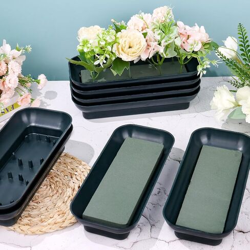 Dualshine 15 Pack Oasis Floral Foam Blocks Bowl Foam for Flower Arrangement Wet Square Flower Foam with 15 Floral Foam Blocks for Florist Floral Arrangement Wedding Festival Flower Decor in Saudi Arabia