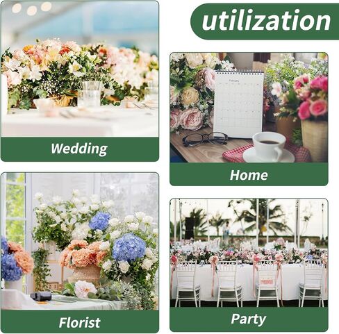 Dualshine 15 Pack Oasis Floral Foam Blocks Bowl Foam for Flower Arrangement Wet Square Flower Foam with 15 Floral Foam Blocks for Florist Floral Arrangement Wedding Festival Flower Decor in Saudi Arabia