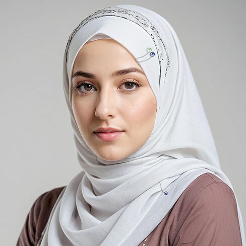 24 قطعة دبابيس الحجاب مقاطع وشاح كليب اللؤلؤ بروش دبابيس متعدد الألوان اللؤلؤ دبابيس حجاب إسلامي شال السلامة دبابيس الحجاب وشاح كليب in Kuwait