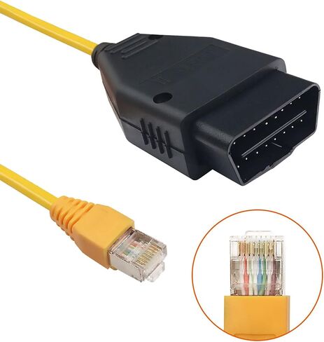 OBD ethernet Cable Enet RJ45 for f g Series Cable for enet Cable 2M Compatible e-sys bootmod3 in Saudi Arabia