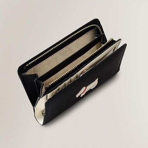 RADLEY London - محفظة جلدية متوسطة الحجم ثنائية الطي - حامل بطاقات متعددة مع جيب بسحاب - محفظة نحيفة للنساء (أسود) in Saudi Arabia