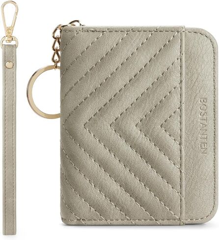 BOSTANTEN حقيبة حبال صغيرة للنساء ومحفظة جلدية للنساء حامل بطاقات الائتمان RFID in Kuwait