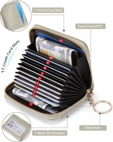 BOSTANTEN حقيبة حبال صغيرة للنساء ومحفظة جلدية للنساء حامل بطاقات الائتمان RFID in Kuwait