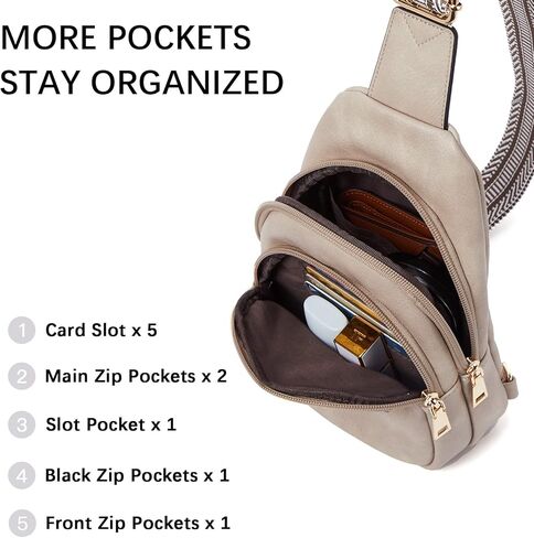 BOSTANTEN حقيبة حبال صغيرة للنساء ومحفظة جلدية للنساء حامل بطاقات الائتمان RFID in Kuwait