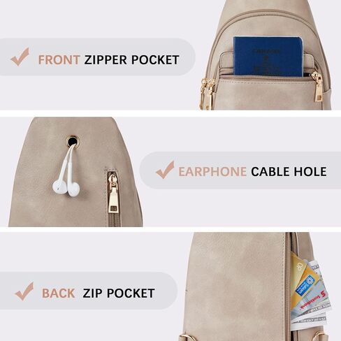 BOSTANTEN حقيبة حبال صغيرة للنساء ومحفظة جلدية للنساء حامل بطاقات الائتمان RFID in Kuwait