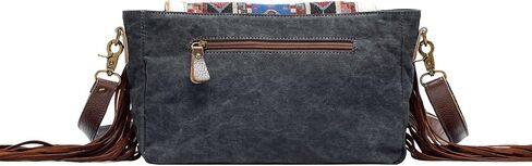 حقائب كروس من جلد البقر والقماش للنساء، حقيبة كتف محافظ غربية مصنوعة يدويًا، محفظة كروس بنمط عتيق in Saudi Arabia