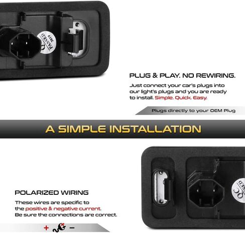 VIPMOTOZ لوحة ترخيص LED كاملة لسيارة Toyota Land Cruiser Lexus GX470 LX470 LX570-6000K باللون الأبيض الماسي، استبدال مجموعة مصابيح العلامة المكونة من قطعتين in Kuwait