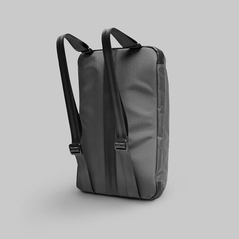 The Frenchie Co. Speed Briefcase | Green | Work & Travel Computer Briefcase with Collapsible Laptop Stand | Carry it like a backpack or brief | 15.6 in computer | Ballistic Nylon & Italian Leather in Saudi Arabia