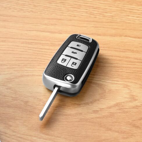 ELOHEI for Chevy Key Fob Cover، غطاء حافظة مفاتيح ناعم من مادة TPU لشيفي شيفروليه إكوينوكس كامارو كروز ماليبو سونيك فولت بارك إمبالا بويك إنكور ألور ريجال in Kuwait