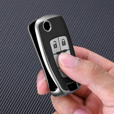 ELOHEI for Chevy Key Fob Cover، غطاء حافظة مفاتيح ناعم من مادة TPU لشيفي شيفروليه إكوينوكس كامارو كروز ماليبو سونيك فولت بارك إمبالا بويك إنكور ألور ريجال in Kuwait
