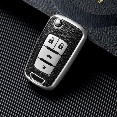 ELOHEI for Chevy Key Fob Cover، غطاء حافظة مفاتيح ناعم من مادة TPU لشيفي شيفروليه إكوينوكس كامارو كروز ماليبو سونيك فولت بارك إمبالا بويك إنكور ألور ريجال in Kuwait