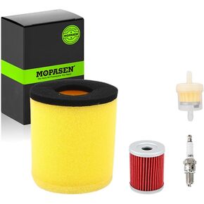 13780-05G10 Air Filter Fit for Suzuki Ozark 250 LTF250 2x4 2002-2006 fit for Suzuki Quadsport Z250 LTZ250 2x4 2004-2006 fit for Suzuki King Quad 300 LTF4WDX 1991-1998 With Spark Plug By MOPASEN