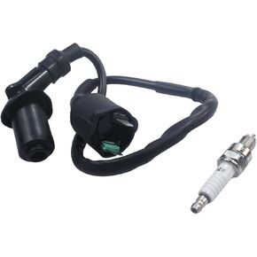 Motorcycle Ignition Coil SSR 125 A7TC Spark Plug Wire for GY6 50CC 80CC 90CC 110CC 125CC 150CC Motorcycle Scooter ATV Go Kart Pit Dirt Bike