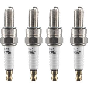 CR9EIX Iridium IX Spark Plug 4 Pack Compatible with Aprilia Arctic Cat Cannondale Ducati Harley Davidson Honda Husqvarna Kawasaki KTM Maserati MV AGUS Piaggio Polaris Suzuki Textron Yamaha