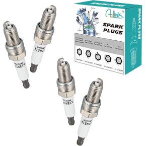 4PCS Duble Iridium DCPR7EIX 6046 Spark Plugs (1.2L 1.4L) For Chevy Spark 2013-2015,Fiat 500 2012-2017,Harley-Davidson Sportster 1200 1988 1996-2016,Sportster 883 1986-2016 9701 97637 HF170B