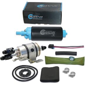 HFP-367-F2-AN6 Quantum TBI to LSX Swap Direct Fit Fuel Pump 58PSI (LM7 LR4 LQ4 LQ9 L33) w/Fuel Pressure Regulator/Filter + Fittings, Replacement for GM (1982-1995), Replaces EP381
