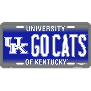 Hangtime University of Kentucky - Kentucky Wildcats - GO Cats 6x12 inch License Plate