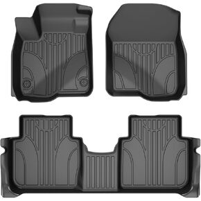Cartist Floor Mats Custom Fit for Honda CR-V CRV 2023 2024 2025 Accessories All Weather Floor Liner Front & 2nd Row Car Carpet Protection TPE Odorless