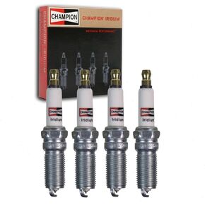 4 pc Champion Iridium Spark Plugs compatible with GMC Terrain 2.4L L4 2010-2017