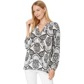 Lilly Pulitzer, Womens, Elsa Top, Coconut Pineapple Princess Allover, Small