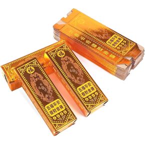 Ancestor Money Josh Paper,Gold bar,Gold Foil Paper,Worship of Hell,Easy to Burn Money,Bring Good Luck,Hungry Ghost Festival,Sacrificial Supplies,Halloween,Qingming Festival (Big Gold Bar -50)