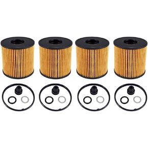 26350-2J000 Engine Oil Filter Fit for 2021-2024 Hyundai Elantra 2.0L 2020-2024 Sonata 2.0L Hybrid (4PCS)