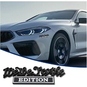 We The People Edition Emblems,3D Full Metal Car Decals with Strong Adhesive, Personalized Decoration Labels Car Badges, Auto Fender Body Embossed Stickers for Truck SUV (Silver/Red)