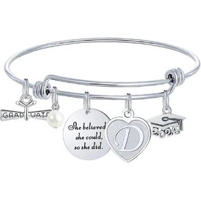 M MOOHAM Graduation Gifts for Her 2024, High School College Graduation Gifts Inspirational Graduation Bracelet