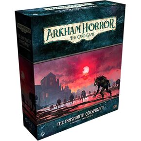 Fantasy Flight Games Arkham Horror The Card Game The Innsmouth Conspiracy Campaign Expansion - Exciting Flashback Mechanics! Cooperative LCG, Ages 14+, 1-4 Players, 1-2 Hr Playtime, Made