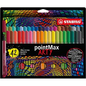 STABILO Arty PointMax Pen Set of 42, Pack of 42, Multicolor