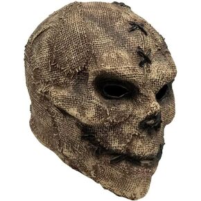 Scary Skull Mask Kids Horror Skeleton Mask Creepy Halloween Cosplay Novelty Masquerade Party Costume Accessories Haunted House Mischief Prop