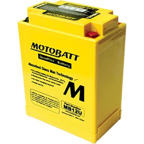 DB Electrical MB12U New Battery for Motobatt Battery 15Ah, Aprillia, Benelli, Bmw, Ducati, Honda, Kawasaki, Yamaha 12N12-4A 12N12A-4A-1 YB12A-A YB12AAS YB12A-A-WS YB12A-B YB12AL-A 134 x 80 x 161 mm