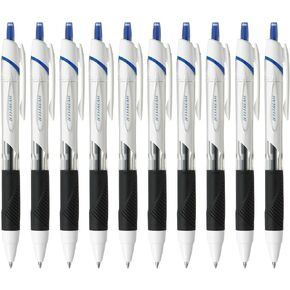 Permanent Ballpoint Pen, 0.5mm Nib, Blue Ink, Set of 10, SXN15005.33