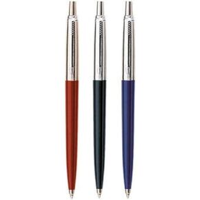 Parker Jotter Standard Ct Ball Pen (1 Black, 1 Red, 1 Blue ) - 3 Pens - Blue Ink