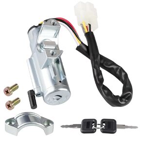 Ignition Switch Lock Cylinder Assembly Replacement for 48700-01G25 Compatible with 1986-1994 Nissan D21 1987-1995 Pathfinder 1995-1996 Pickup Replacement for 48700-01G26 48700-75P25 US231 US-231