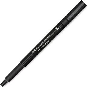Faber Castell Pitt Artist' Pen - Fine Liner - PITT Artists Pens, Medium, Black