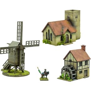 Warlord Games Pike & Shotte Epic Battles Village Scenery Pack Military Table Top Wargaming Plastic Model Kit 218810002