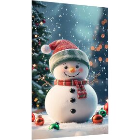 YOYA Christmas Diamond Painting Kits for Adults, Large Christmas Cat Diamond Art Kits, DIY 5D Christmas Tree Diamond Painting, Full Drill Gem Art Painting for Home Wall Decor (15.7"x 27.5")