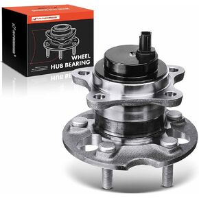 A-Premium Rear Left Wheel Bearing and Hub Assembly with ABS & 5-Lug Compatible with Toyota Highlander 2008-2013, FWD Only