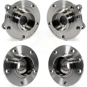 Kugel Front Rear Wheel Bearing & Hub Assembly Kit Replacement For 2013-2016 Dodge Dart - Left Right Side (Driver Passenger) K70-101287