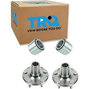 TRQ Rear Wheel Bearing & Hub Kit Compatible with 1998-2008 Subaru Forester 1993-2007 Impreza