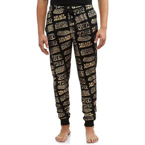 Marvel Comics Thor, Iron Man, Hulk, Captain America, Spiderman, Black Panther Pajama Retro Sleep Pants for Men, (2XL 44-46)