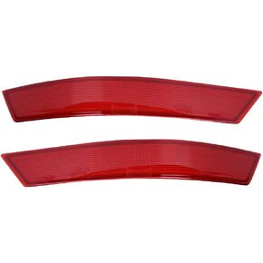 1 Pair ML Class W164 Rear Bumper Reflector Red A1648200374 A1648200474 Rear Light Reflectors Accessory Fit for ML Class W164(Left & Right)
