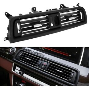1 Pcs Front Air Dash Center Vent AC Grille Fit for 5 Series F10/F11/F18 520 523 525 528 530 535, 2010-2016, Console Air Vent Dashboard Fresh Air Grille.(64229166885)