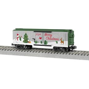 Lionel 2024 Christmas American Flyer S Gauge Model Train Boxcar