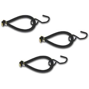 CHAMPRO Replacement Bungee Hooks (10/Package), Black, 58"" x42 (NBBH)