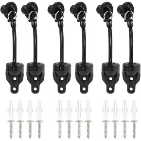 Sunshade Shade Hardware Bungee kit and End Cap Coolaroo Replacement Part for Coolaroo Outdoor Roller Shade Rollershade Part coolaroo Shades Replacement Parts (Black, Bungee Kit+End Cap 3 Set)