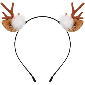 Christmas Headbands Reindeer Antlers Headband Christmas Antlers Hair Hoop Cute Christmas Hair Bands Deer Antlers Hair Decorations Merry Christmas Holiday Hair Accessories for Adults and Kids
