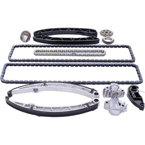 NewYall 3.0L 5.0L Engine Timing Chain Kit for Land Rover LR4 5.0L 2010-2013, Range Rover/Range Rover Sport 3.0L 2014-2015, Range Rover/Range Rover Sport 5.0L 2010-2015